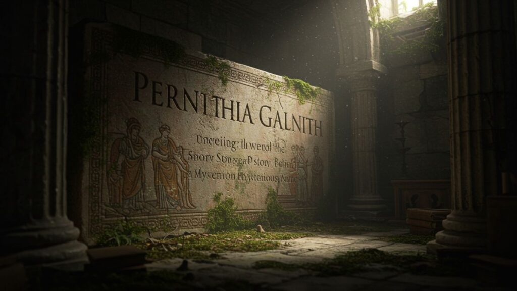 Pernithia Galnith: Unveiling the Story Behind a Mysterious Name